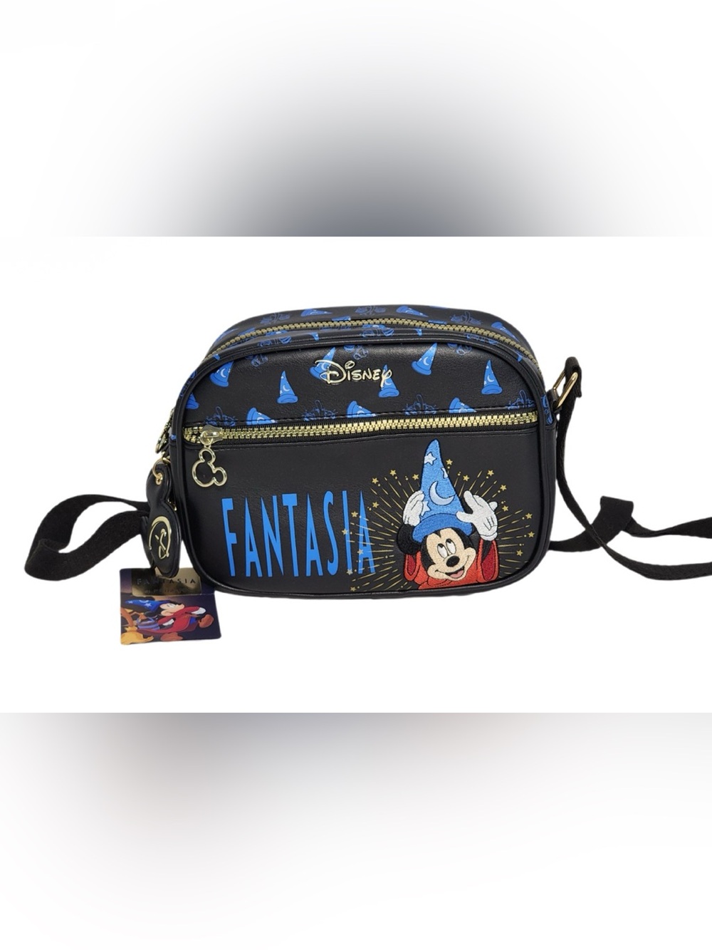 NWT Disney x Primark Fantasia Sorcerer Mickey Crossbody Camera Bag